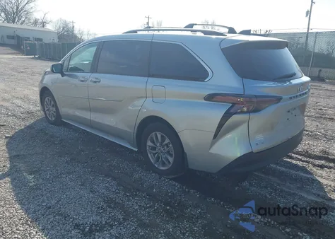 2025 Toyota Sienna Le z USA, uszkodzony, nr VIN 5TDKRKEC6SS244135